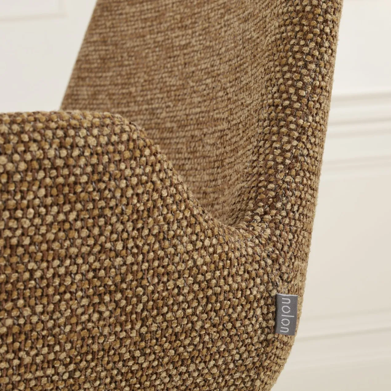 Barkruk Niva-Eef draaibare tulp bruin blend Beige