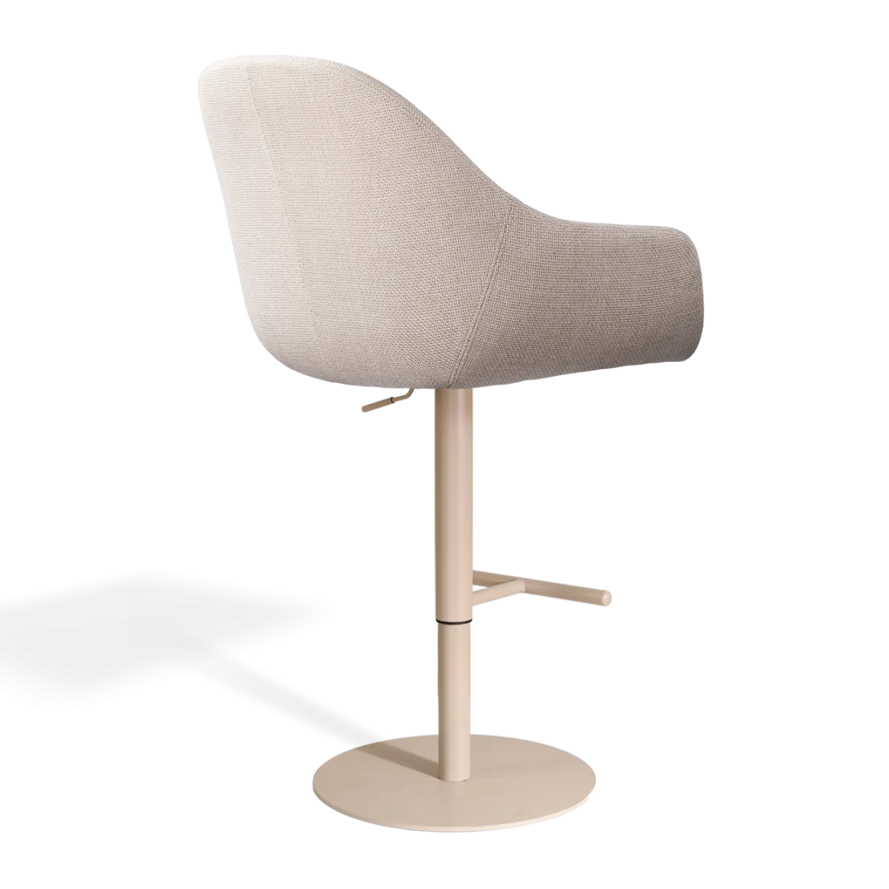 Barkruk Niva-Mae draaibare tulp beige Beige