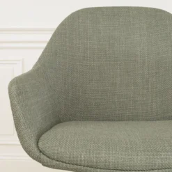 Barkruk Niva-Mae draaibare tulp saliegroen Beige