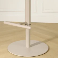 Barkruk Niva-Mae draaibare tulp saliegroen Beige