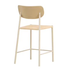 Barkruk Rian rotan zitting beige 67 cm