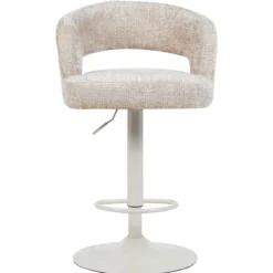 Barkruk Vince beige onderstel beige