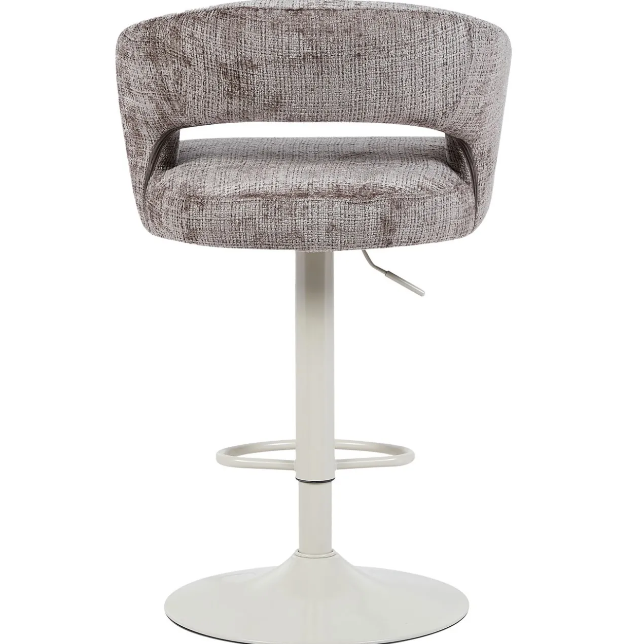 Barkruk Vince beige onderstel taupe