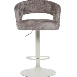 Barkruk Vince beige onderstel taupe