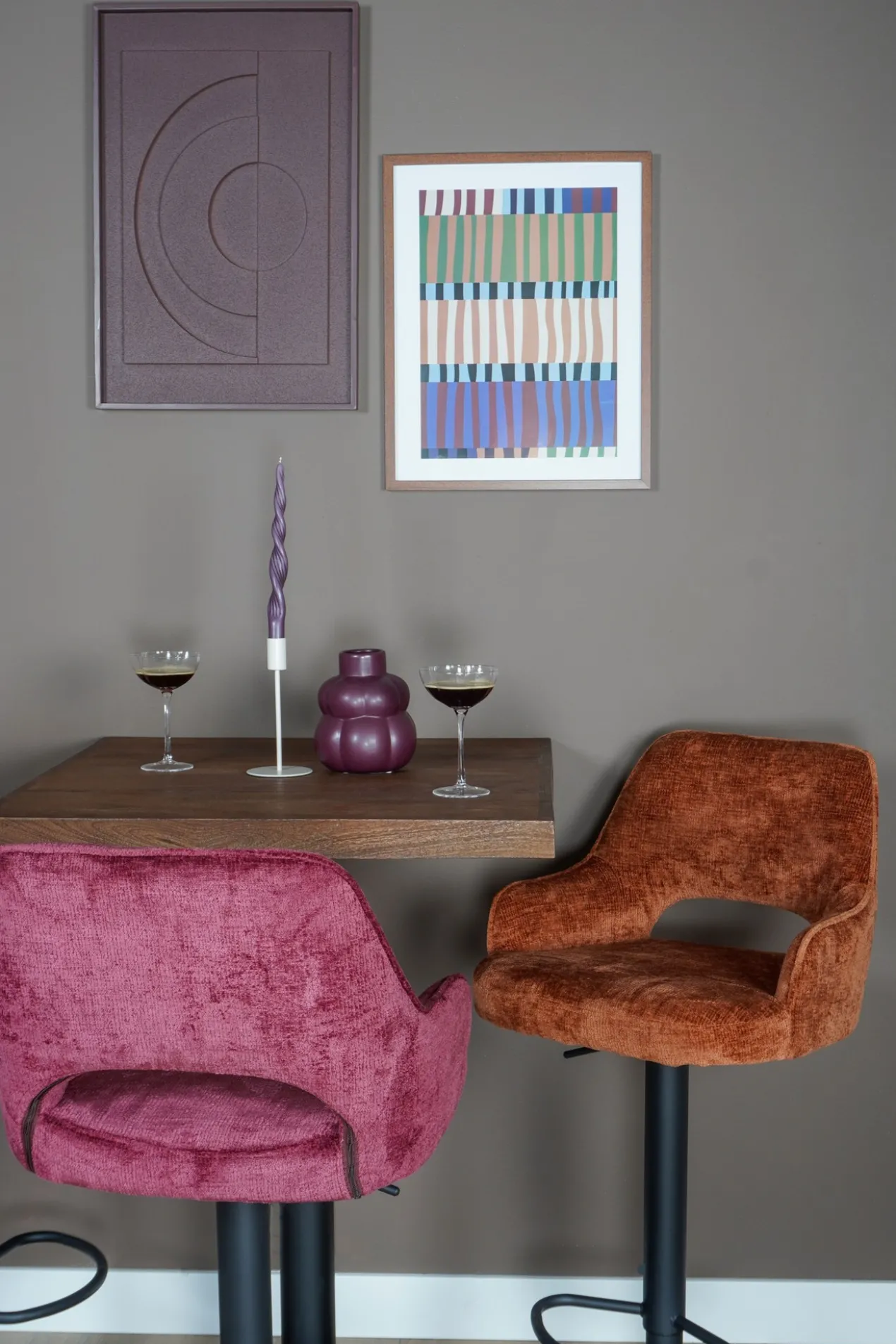Barkruk Vivian perfect harmony bordeaux 59