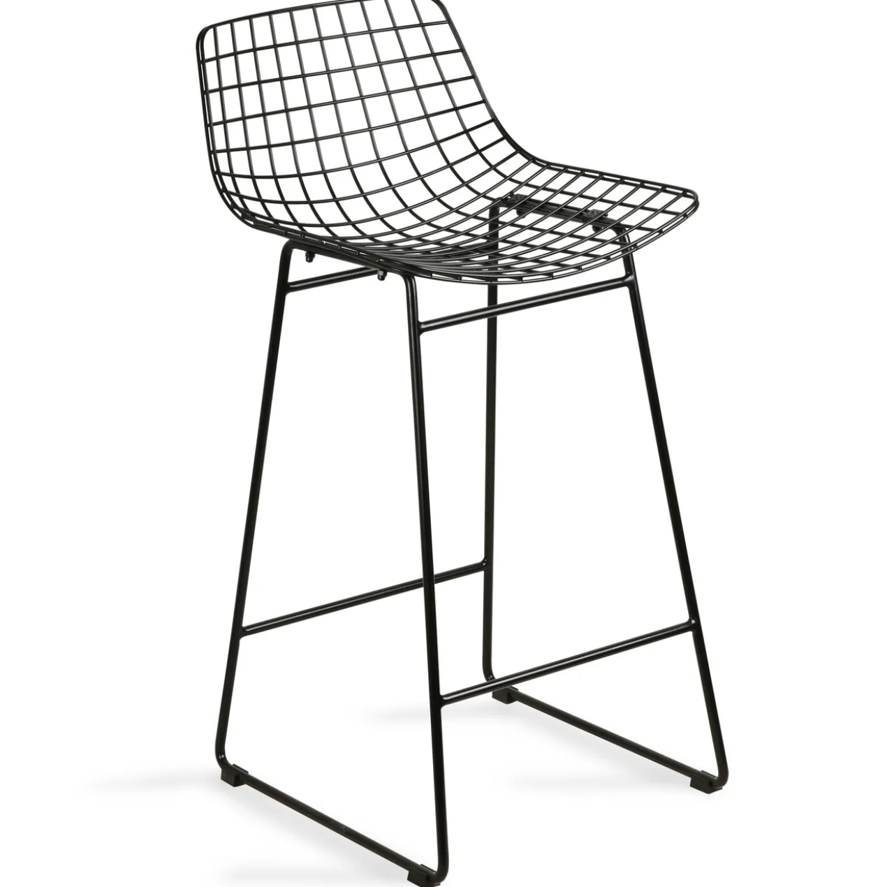 Barkruk Wire black