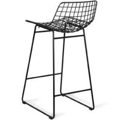 Barkruk Wire black