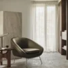 Barrow lounge chair - green leer