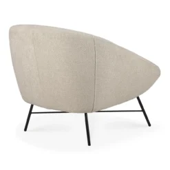 Barrow lounge chair - off white