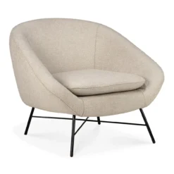 Barrow lounge chair - off white