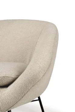 Barrow lounge chair - off white
