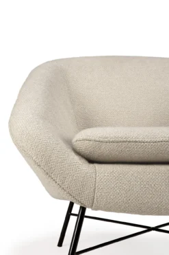 Barrow lounge chair - off white