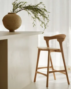 Barstoel Bok geolied eiken 66 cm