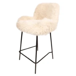 Barstoel Hair (set van 2) Barstoel Hair-set van 2-beige (Kopie)