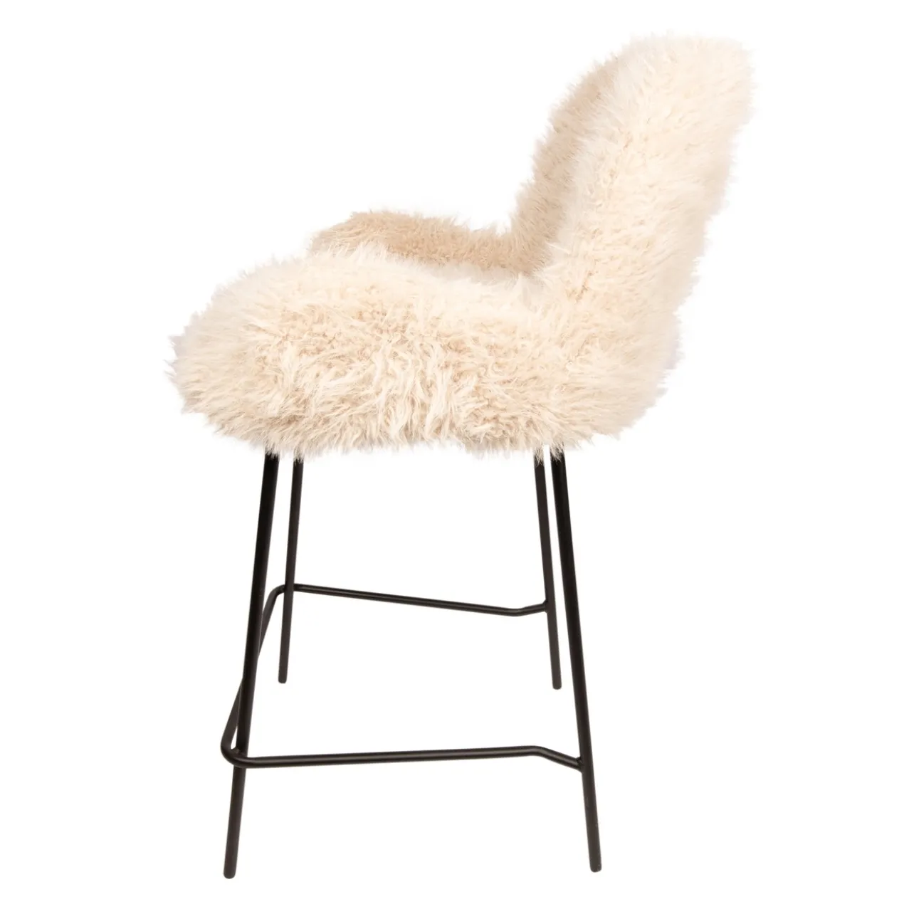 Barstoel Hair (set van 2) Barstoel Hair-set van 2-beige (Kopie)