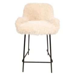 Barstoel Hair (set van 2) Barstoel Hair-set van 2-beige (Kopie)