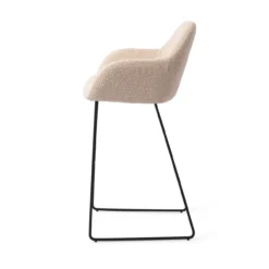 Barstoel Kushi bar slide black flax relax