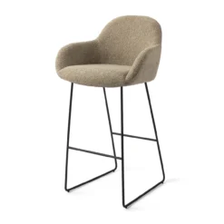 Barstoel Kushi bar slide black moss meadow