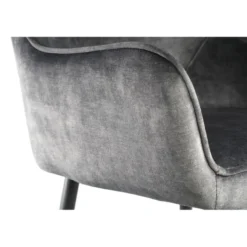 Barstoel Pim Velvet Antraciet M