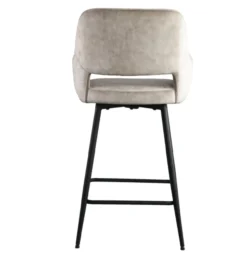 Barstoel Pim Velvet Beige M