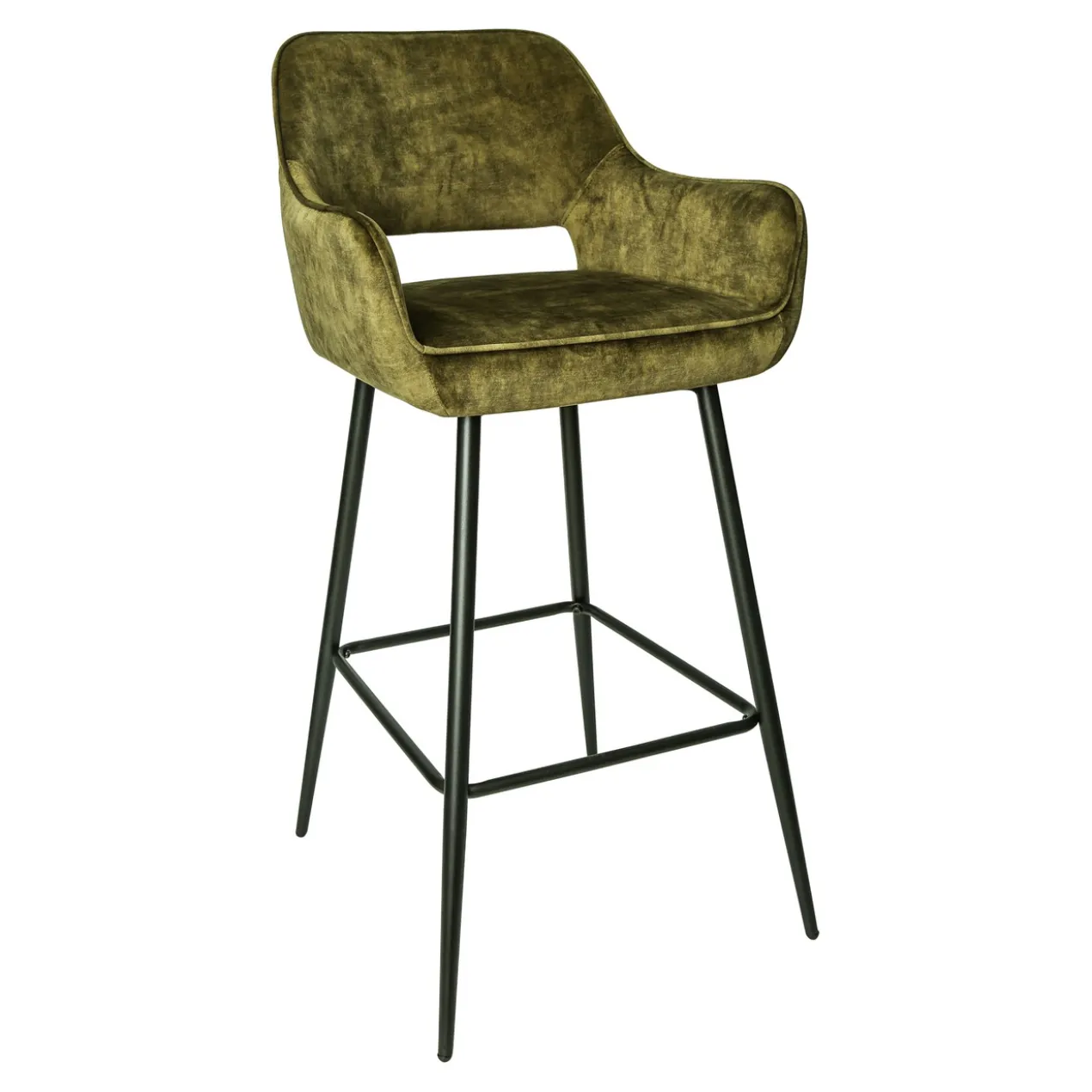 Barstoel Pim Velvet Groen L