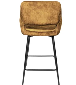 Barstoel Pim Velvet Oker M
