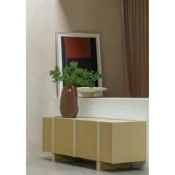 Basu tv meubel 152 cm grenen moss [fsc]