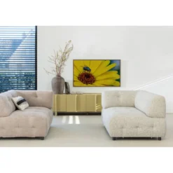 Basu tv meubel 200 cm grenen moss [fsc]