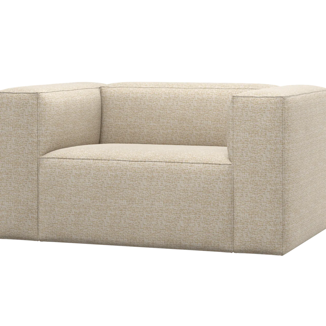 Bean fauteuil beige melange