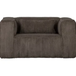 Bean fauteuil ribstof mud