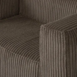 Bean fauteuil ribstof mud