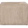 Bean fauteuil ribstof travertin