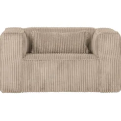Bean fauteuil ribstof travertin