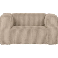 Bean fauteuil ribstof travertin
