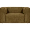 Bean fauteuil structure velvet spices