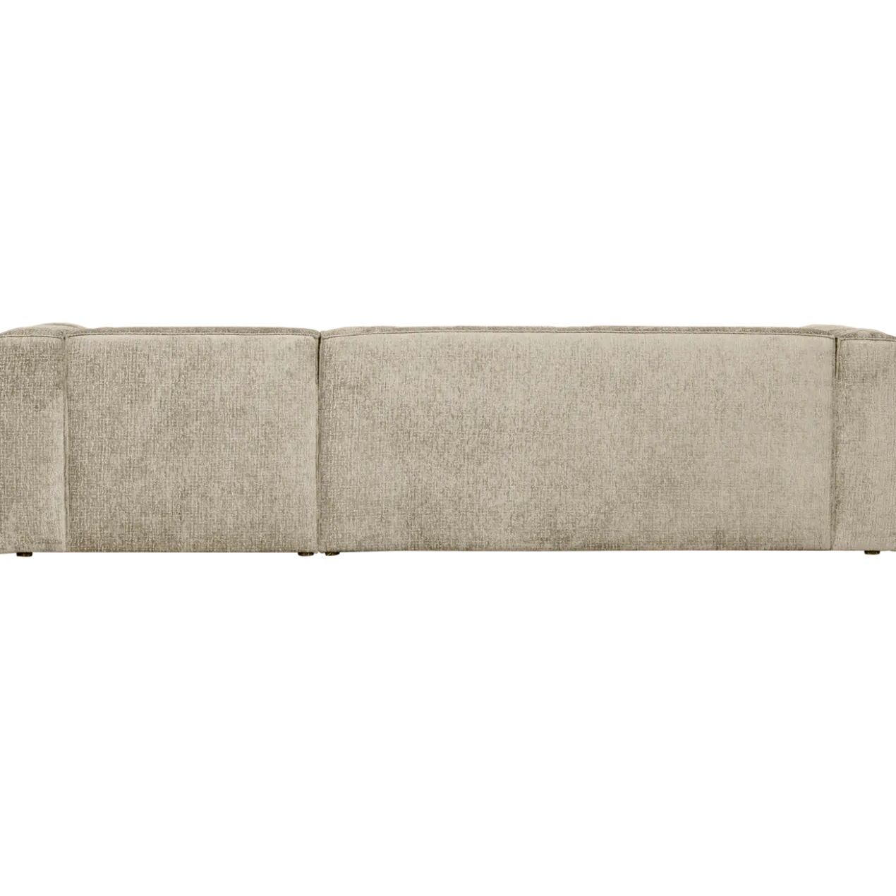 Bean hoekbank rechts structure velvet buttermilk