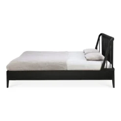 Bed Spindle 180x200 cm zwart