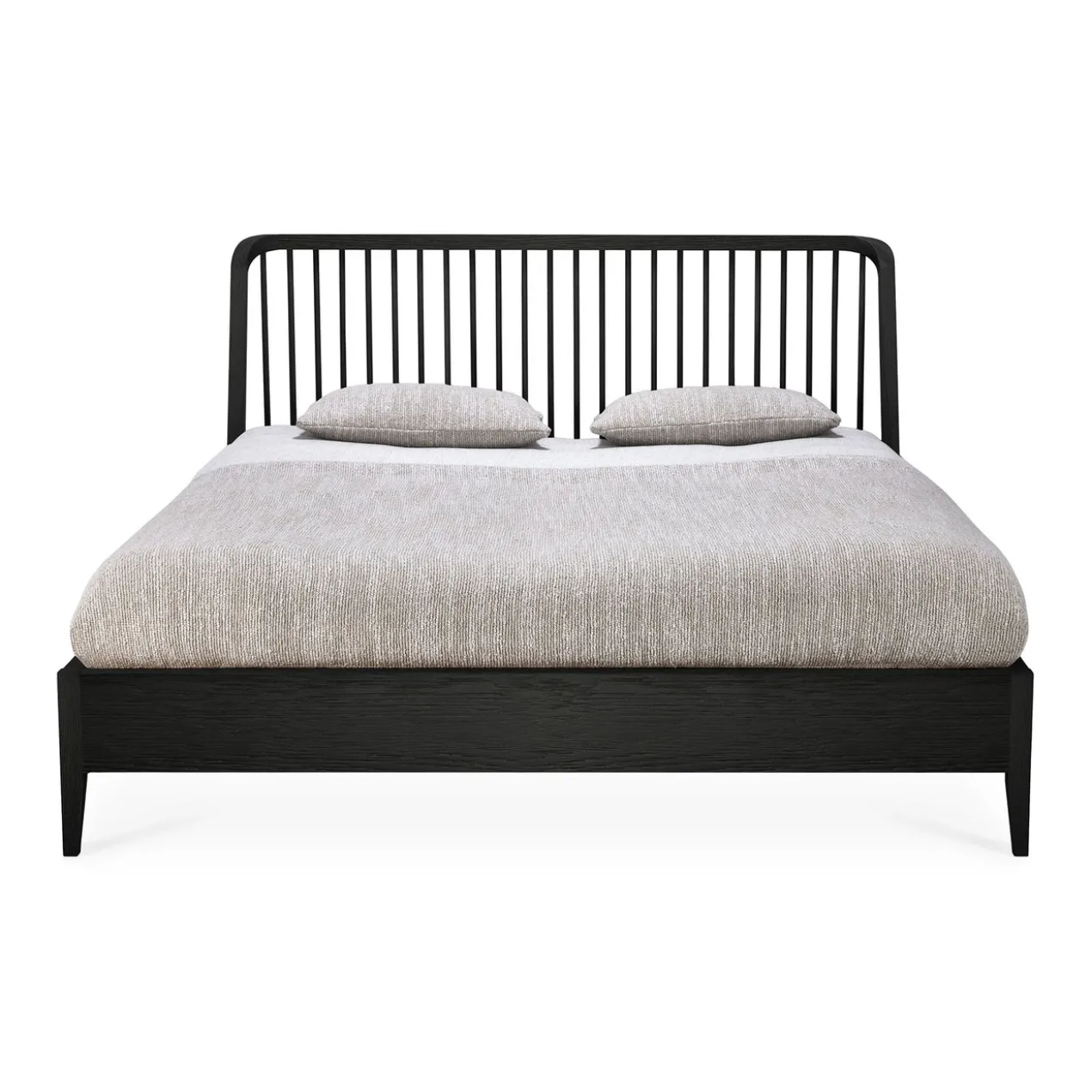 Bed Spindle 180x200 cm zwart
