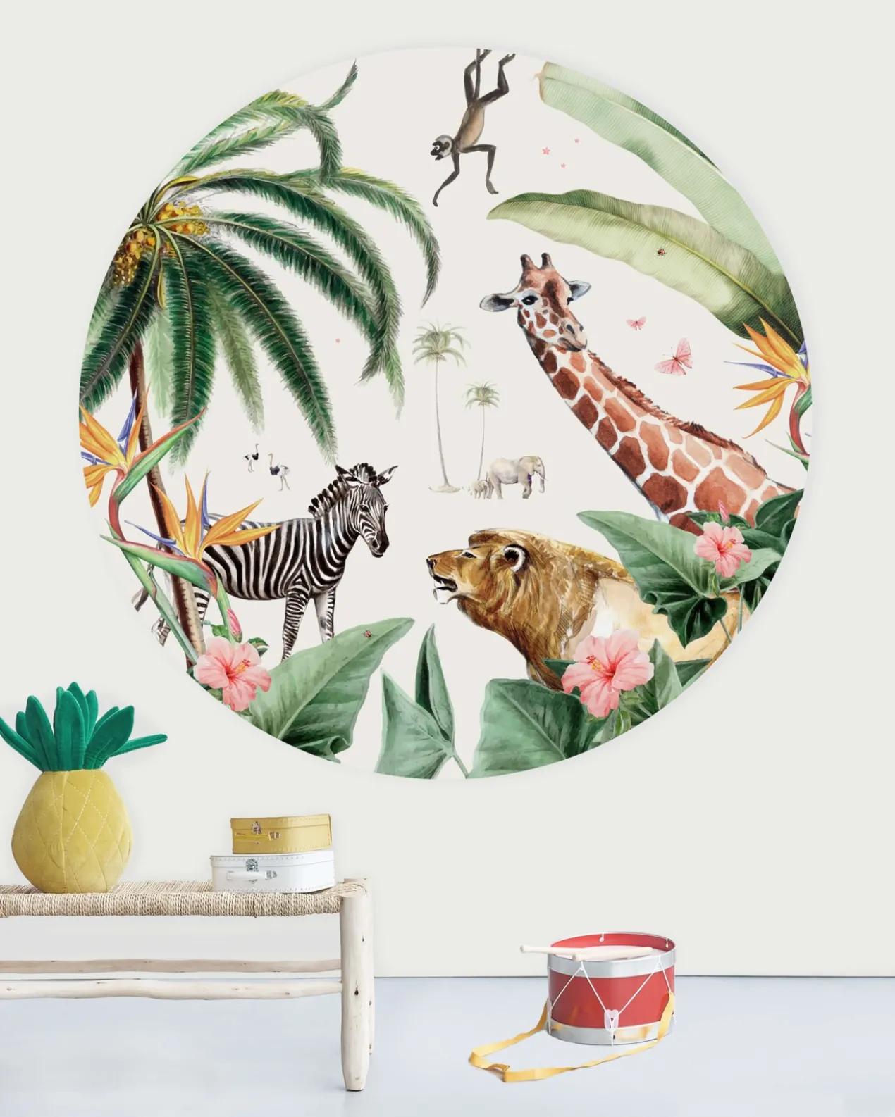 Behangcirkel Sanny & Charlie 120cm