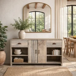 Bhakti - Smalle Consoletafel van Gerecycled Hout