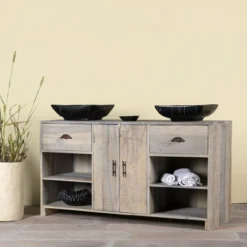 Bhakti - Smalle Consoletafel van Gerecycled Hout