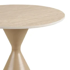 Bijzettafel Anisa beige Ø50 cm