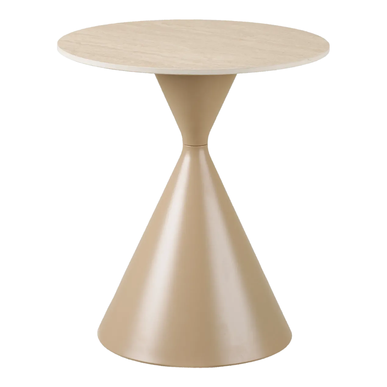 Bijzettafel Anisa beige Ø50 cm