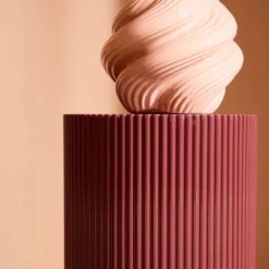 Bijzettafel Asa Ø31 cm bordeaux