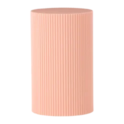 Bijzettafel Asa Ø31 cm zacht roze