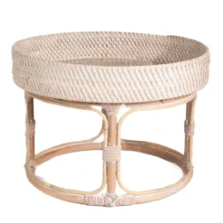 Bijzettafel Baki naturel Ø40 cm