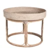 Bijzettafel Baki naturel Ø60 cm