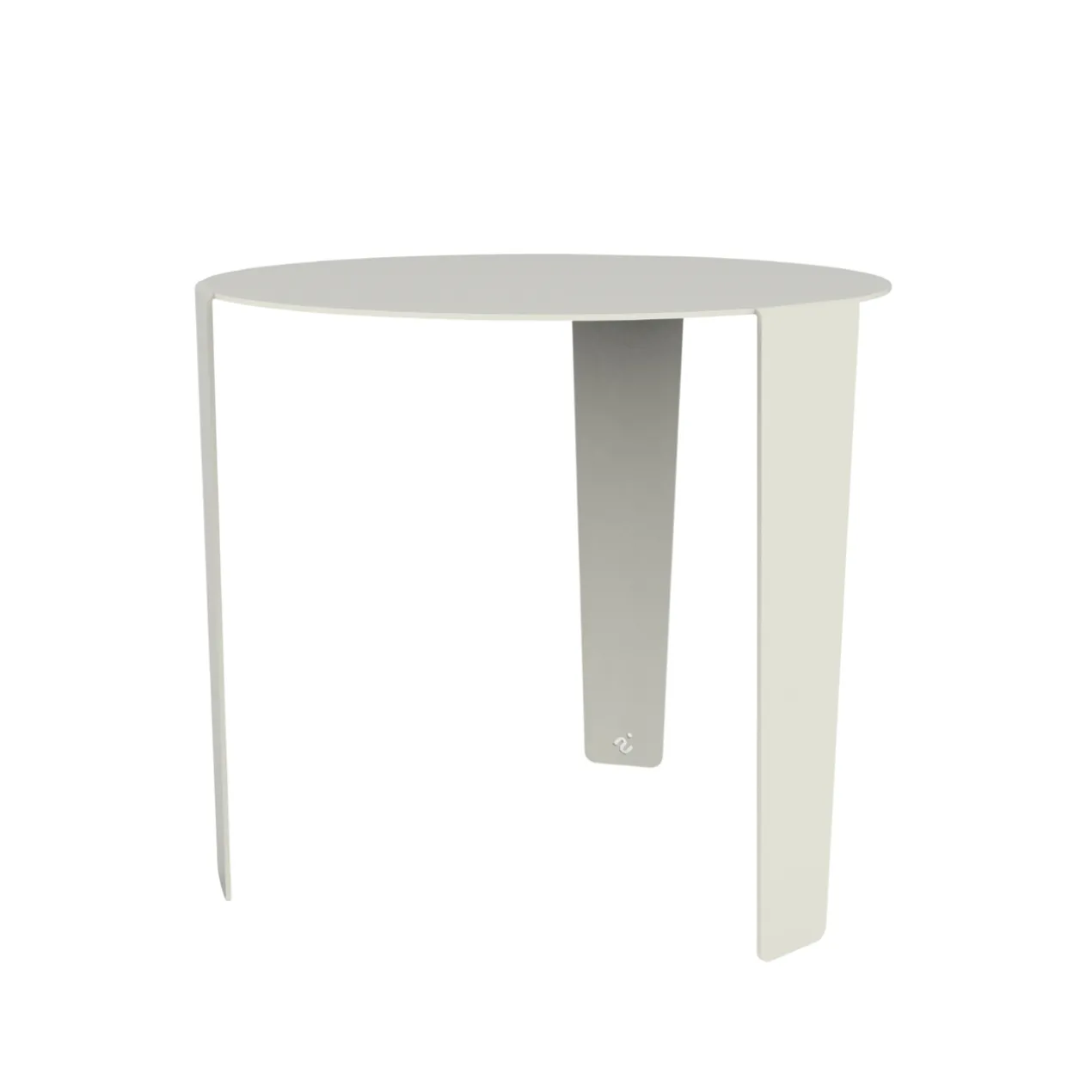 Bijzettafel Cascado 50x45 cm wit