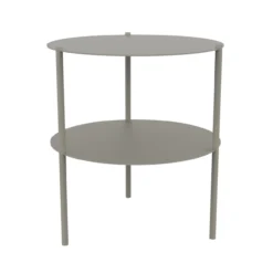 Bijzettafel Dualux 40x45 cm grijs