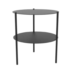 Bijzettafel Dualux 40x45 cm zwart